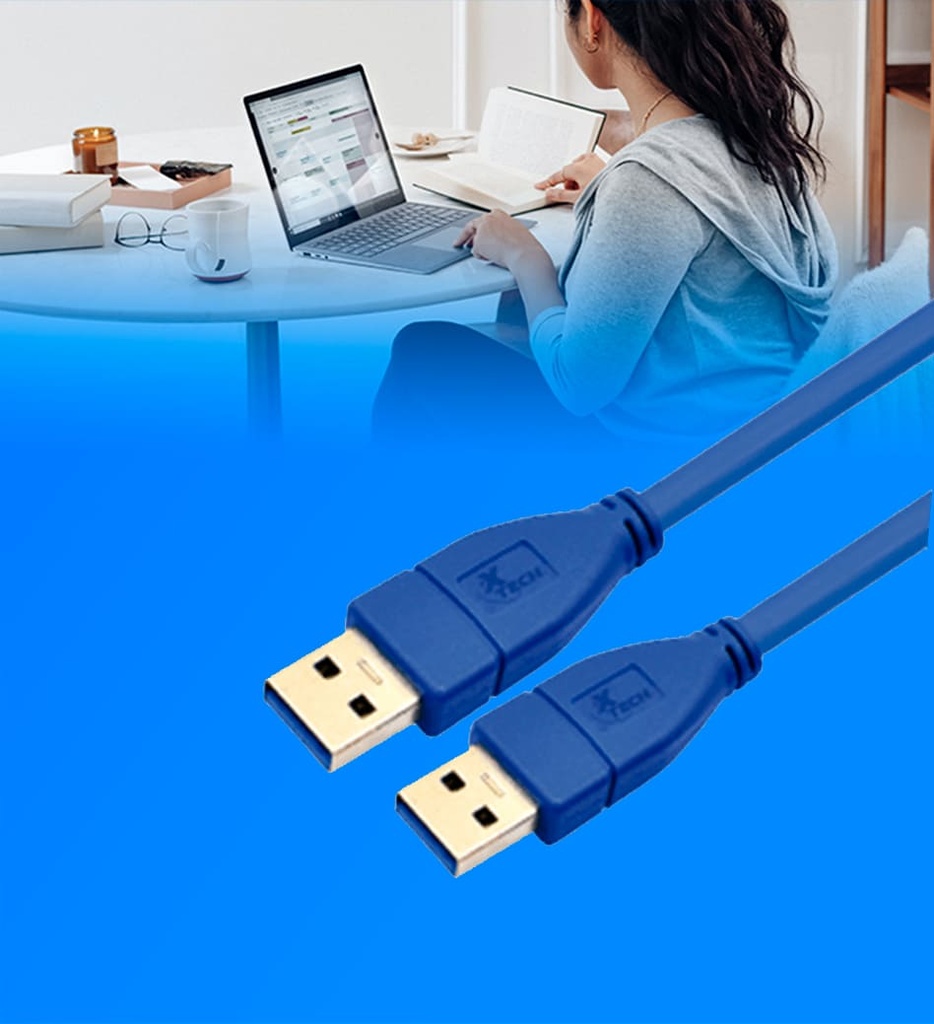 CABLE USB XTC-352 3.0 6 PIES XTECH