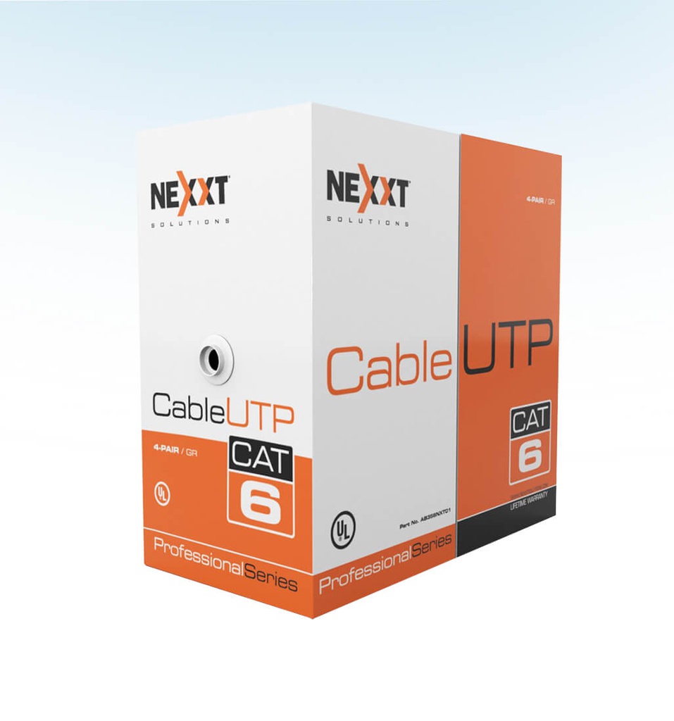 CABLE UTP CAT 6 4 PARES COLOR AZUL METRO NEXXT