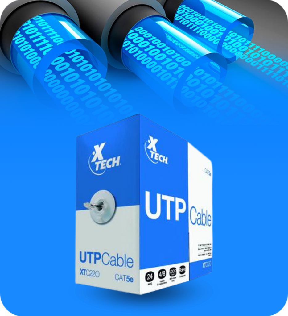 CABLE UTP XTC-220 CATEGORIA 5E METRO XTECH