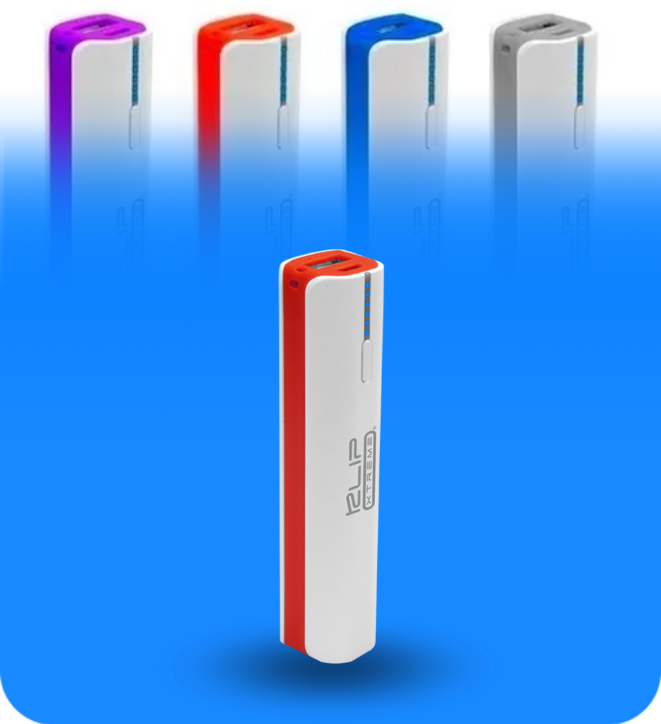 CARGADOR PORTATIL KBH-135RD 2600MAH-USB ROJO KLIP XTREME