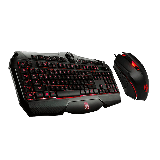 COMBO GAMING CHALLENGER PRIME RGB MOUSE Y TECLADO THERMALTAKE