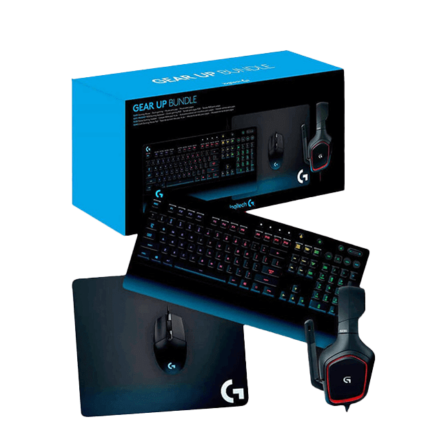 COMBO GAMING MOUSE G203 TECLADO G213 MOUSE PAD G240 HEADSET G230 LOGITECH