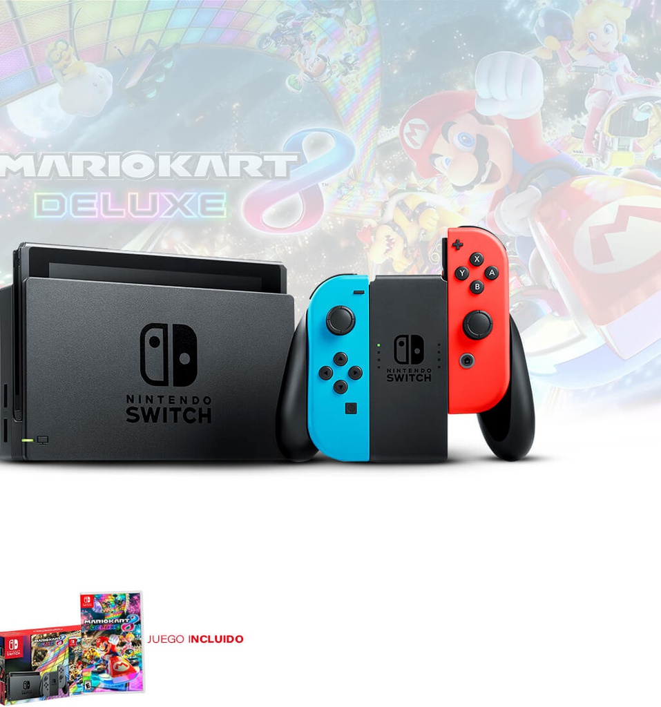 CONSOLA NINTENDO SWITCH MARIO KART 8 DELUXE NINTENDO