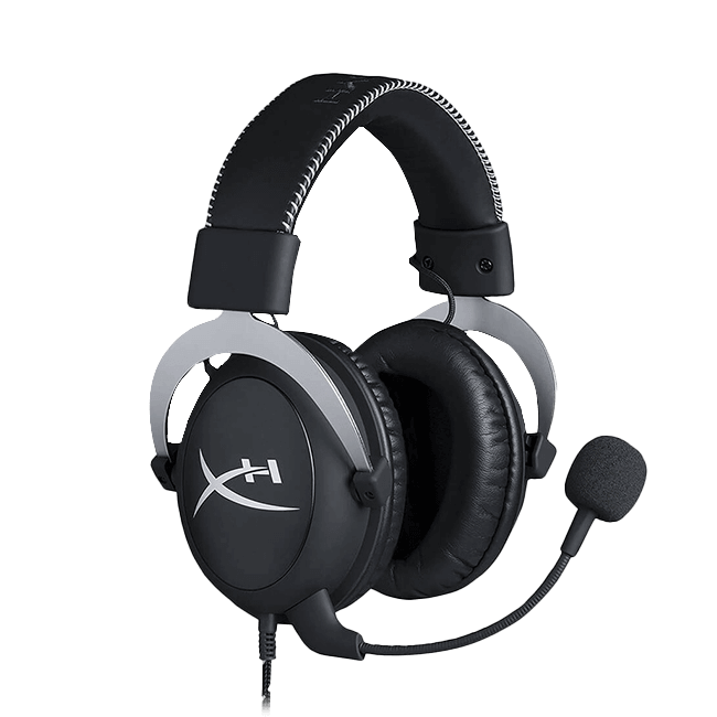 HEADSET GAMING CLOUD SILVER PRO CON MICROFONO HYPERX