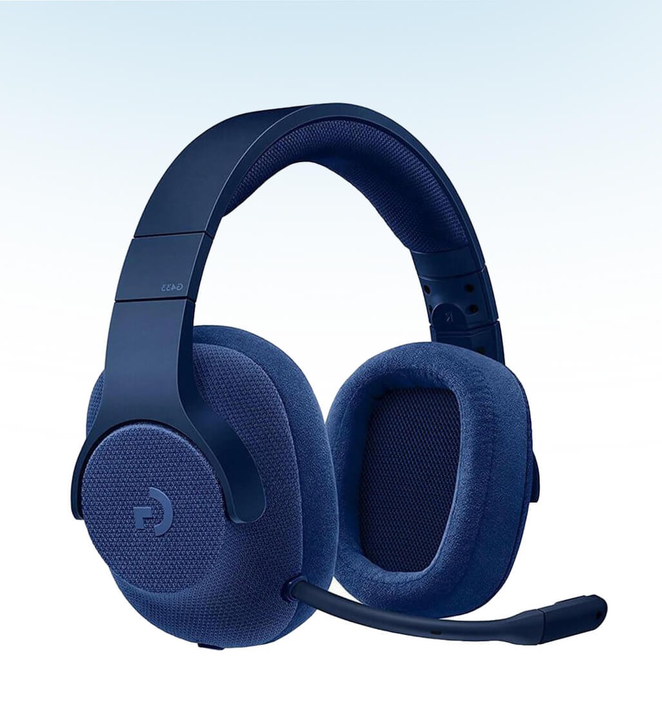 HEADSET GAMING G433 WIRED 7.1 SURROUND ROY AZUL LOGITECH