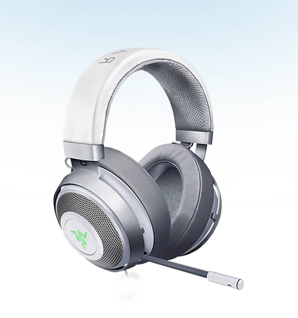 HEADSET GAMING KRAKEN 7.1 V2 MERCURY EDITION D  BLANCO RAZER
