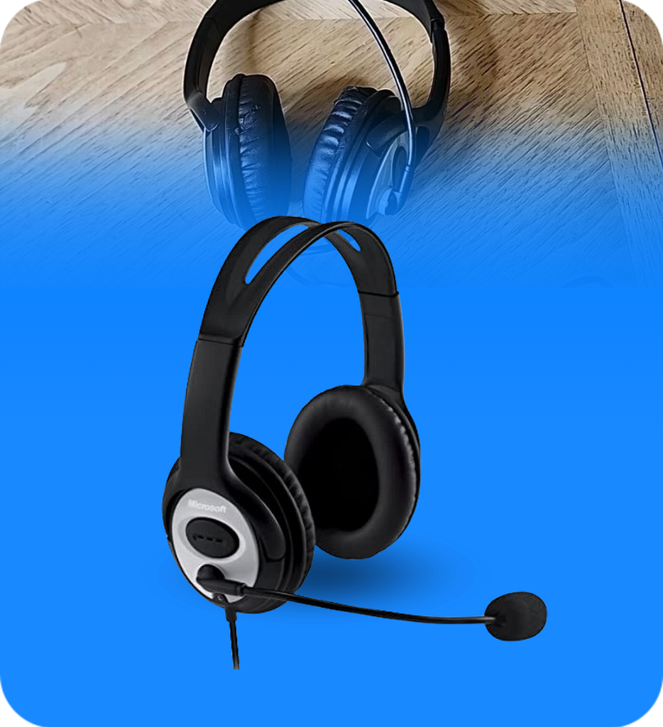 HEADSET LX-3000 CON MICROFONO USB 2.0 COLOR NEGRO MICROSOFT