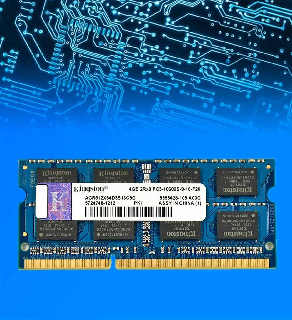 MEMORIA RAM DDR3 4GB 1333MHZ PARA LAPTOP KINGSTON