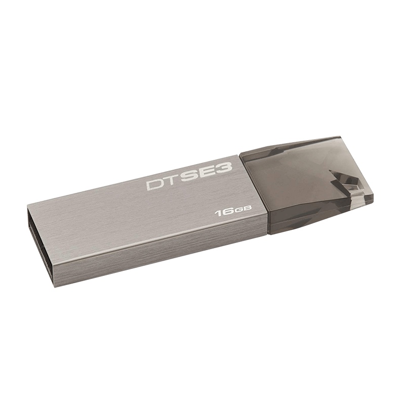 MEMORIA USB 16GB USB 2.0 DTSE3 COLOR GRIS KINGSTON