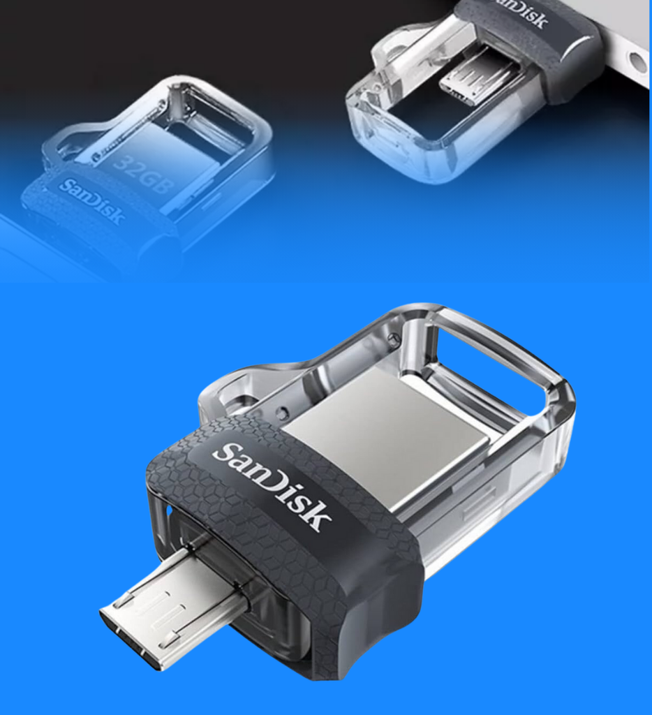 MEMORIA USB 64GB ULTRA DUAL DRIVE M3.0 USB3.0/ANDROID SANDISK