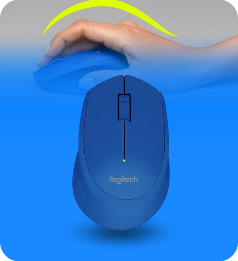 MOUSE M280 OPTICO-3 BOTONES INALAMBRICO AZUL LOGITECH