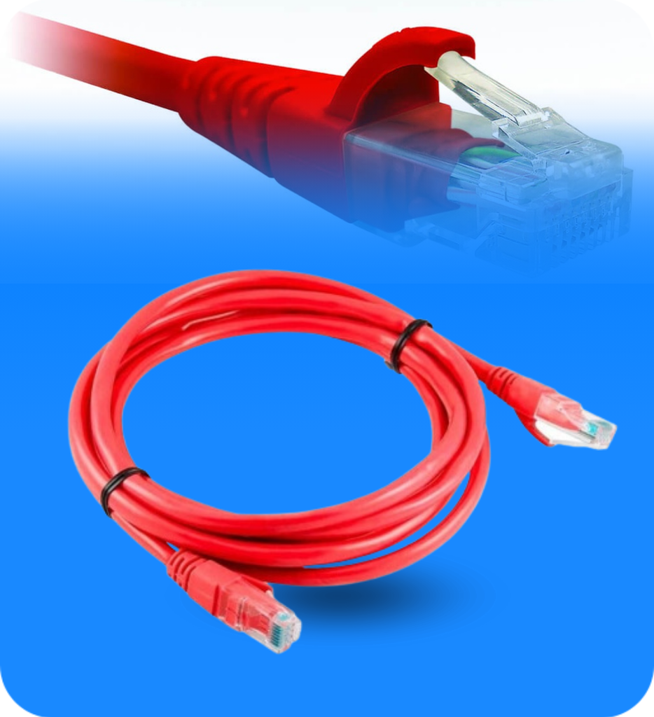 PATCH CORD CATEGORIA 6 3 PIES COLOR ROJO NEXXT
