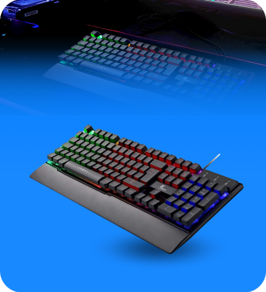 TECLADO GAMING XTK-510S ARMIGER USB ESPAÑOL ILUMINACION MCOL XTECH