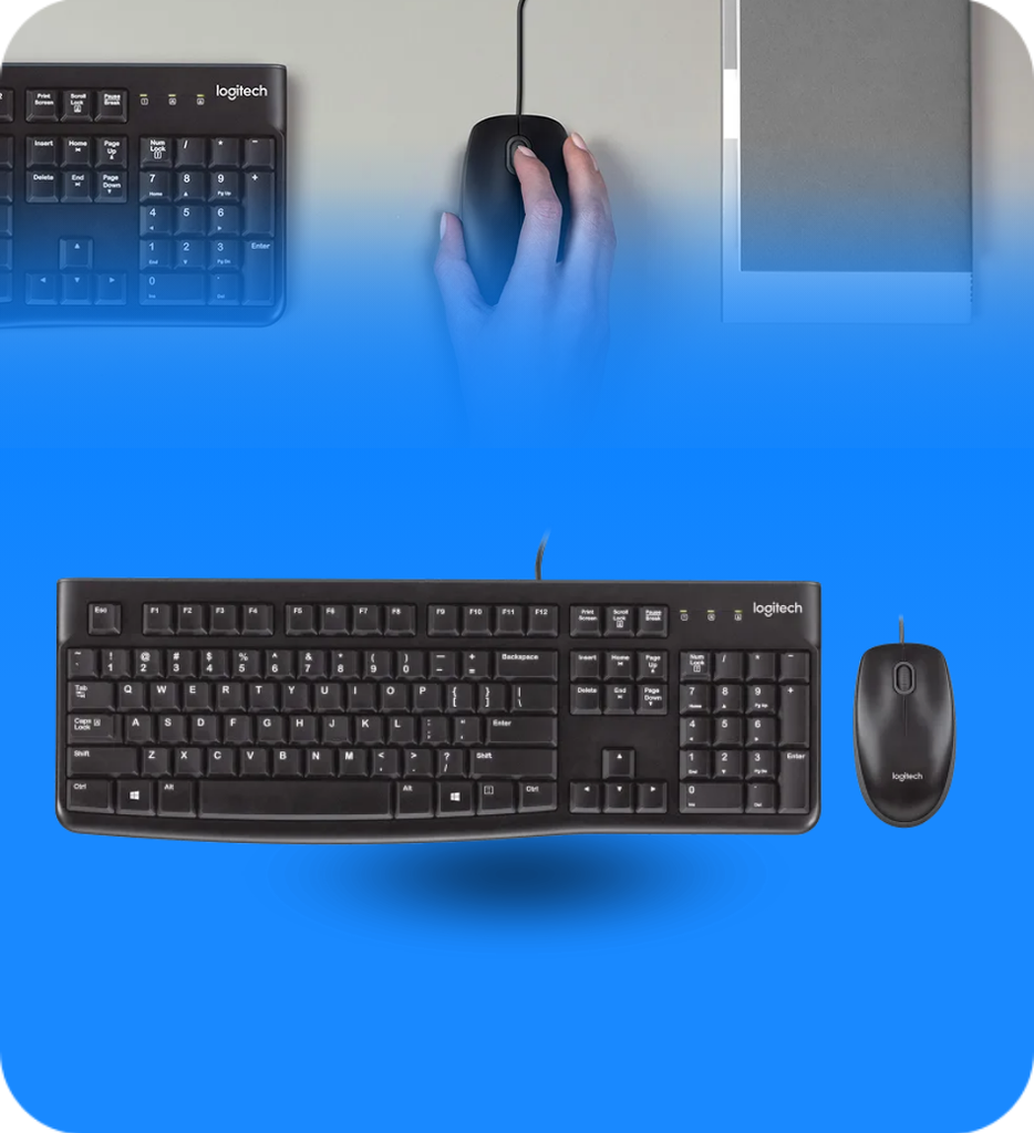 Teclado y Mouse Logitech MK120 Classic 920-004428