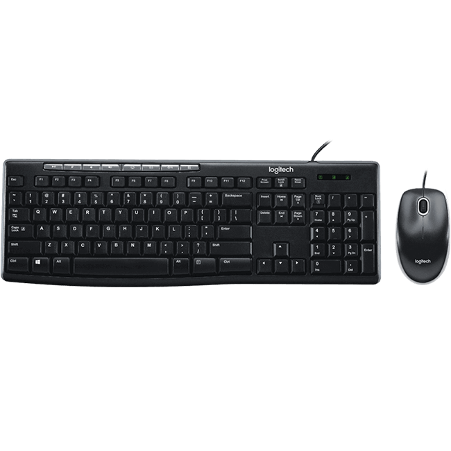 TECLADO Y MOUSE MK200 ESPAÑOL USB LOGITECH