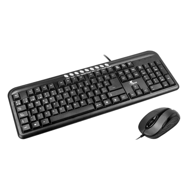 TECLADO Y MOUSE XTK-300S USB MULTIMEDIA XTECH