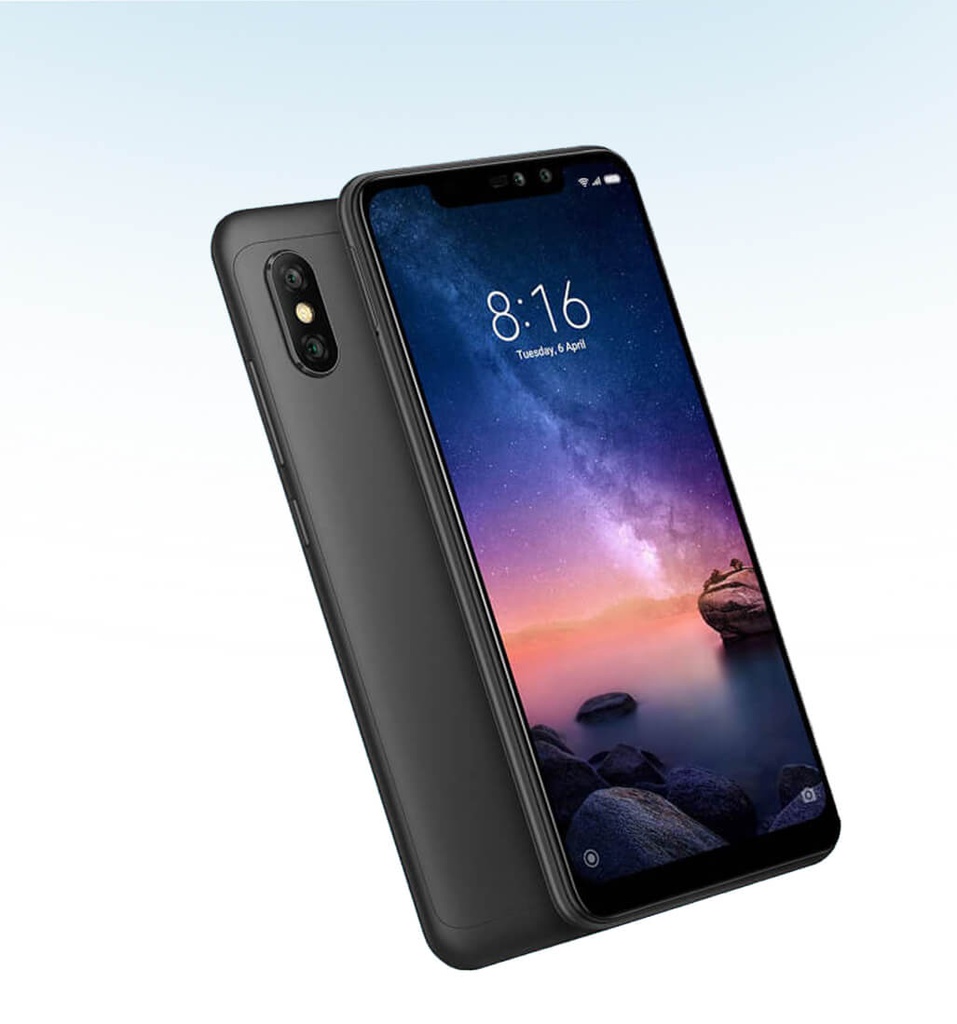 TELEFONO CELULAR INTELIGENTE NOTE 6 PRO 32GB COLOR NEGRO XIAOMI