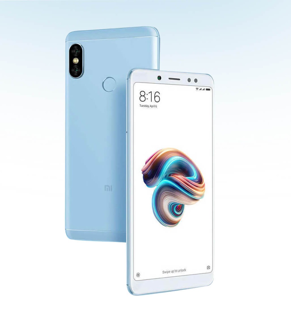 TELEFONO CELULAR INTELIGENTE REDMI NOTE 5 32GB COLOR AZUL XIAOMI