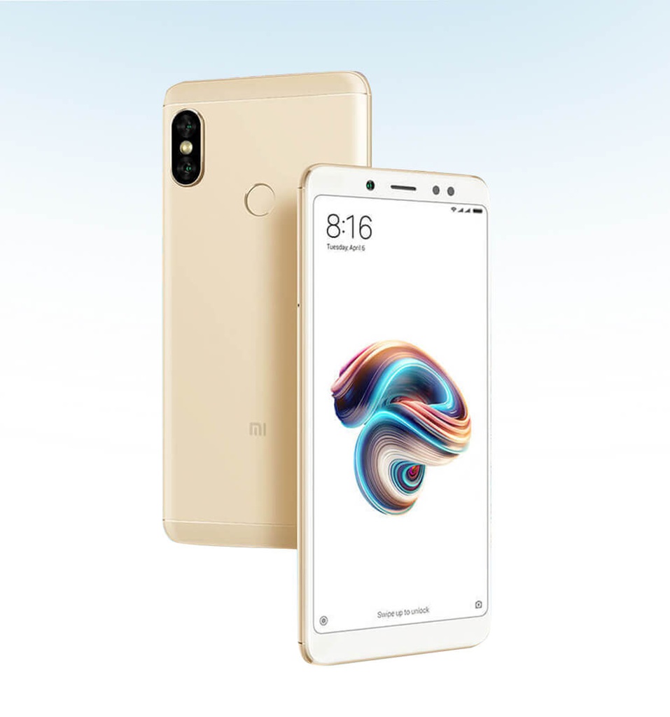 TELEFONO CELULAR INTELIGENTE REDMI NOTE 5 32GB COLOR DORADO XIAOMI