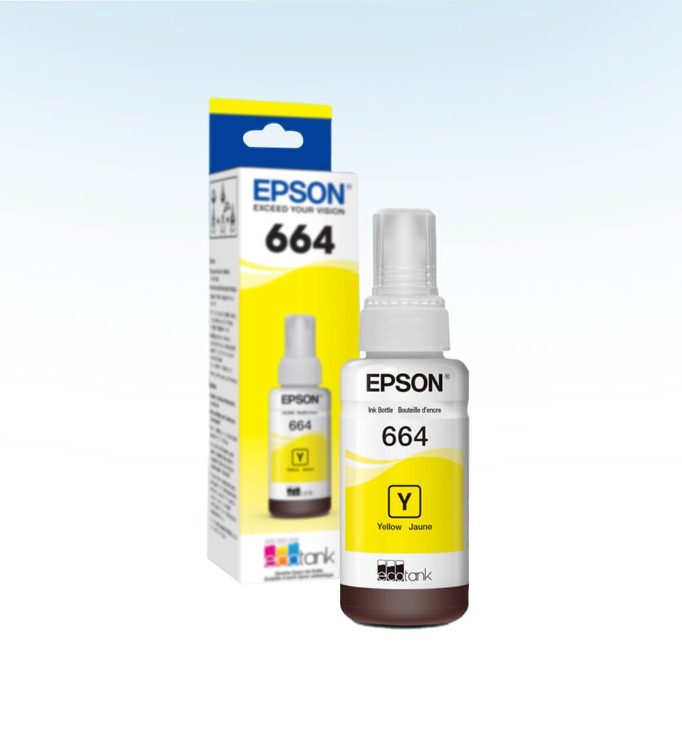 TINTA PARA IMPRESORA T664420-AL L200 COLOR AMARILLO EPSON