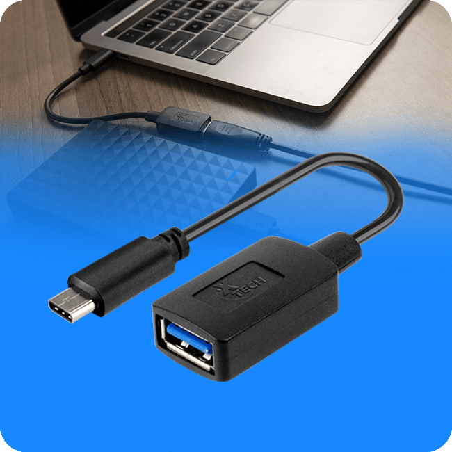 ADAPTADOR USB XTC-515 TIPO C MACHO A USB 3.0 HEMBRA XTECH