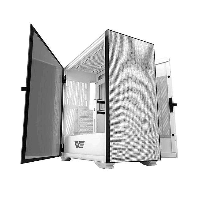 CASE DARKFLASH DLX21 MESH TORRE COLOR BLANCO