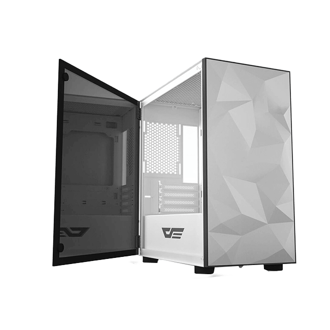 CASE DARKFLASH DLM21 M-ATX MEDIA TORRE COLOR BLANCO