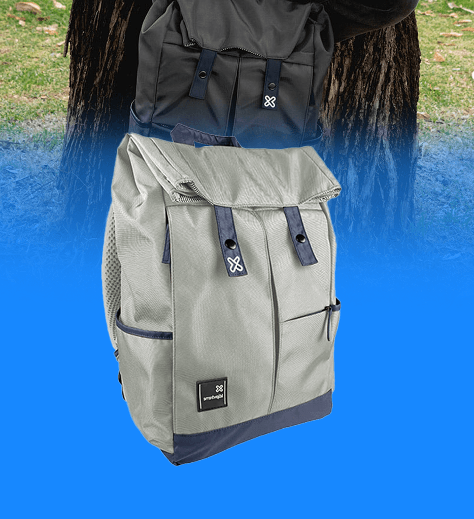 MOCHILA KLIP XTREME KNB-360SV 15.6" COLOR PLATEADO