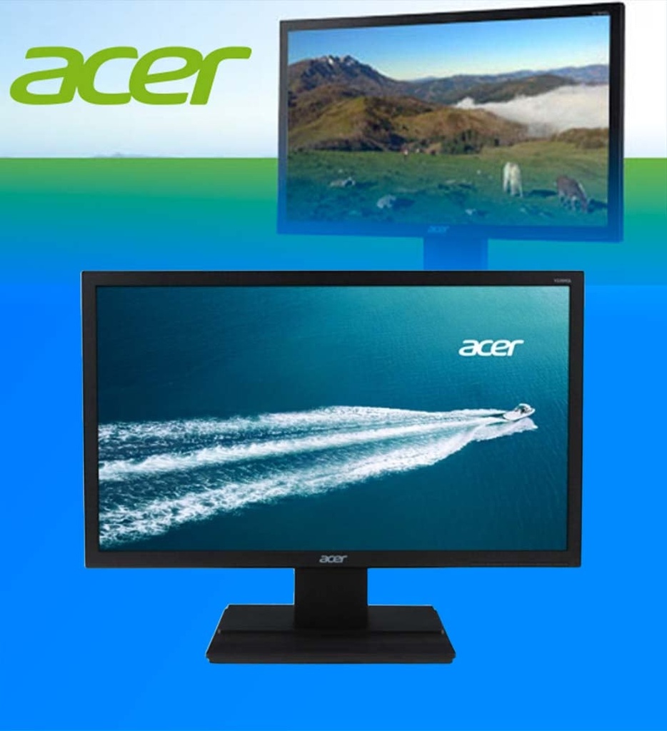 MONITOR ACER V196HQL 18.5" LED 1366X768 60HZ VGA + HDMI COLOR NEGRO