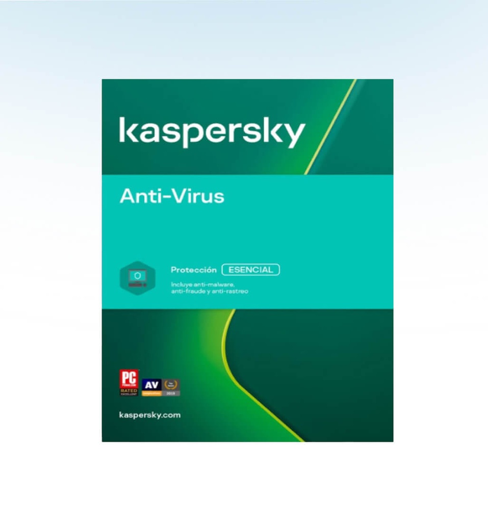 ANTIVIRUS KASPERSKY LICENCIA BASE ESD 1 AÑO 1 PC
