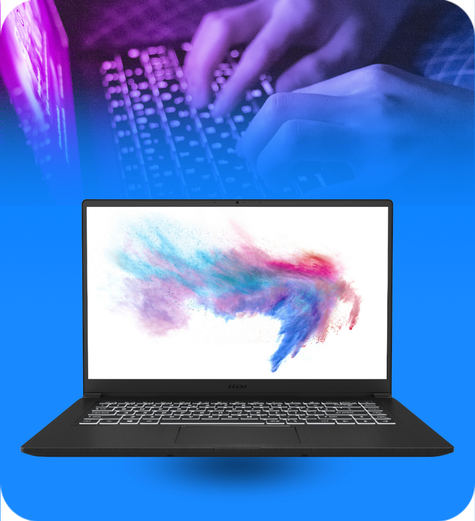 LAPTOP MSI MODERN A10M-455 ULTRA THIN CORE I5-10210U 1.6GHZ 512GB SSD 8GB RAM 15.6" 1920X1080 BT W10 H COLOR NEGRO