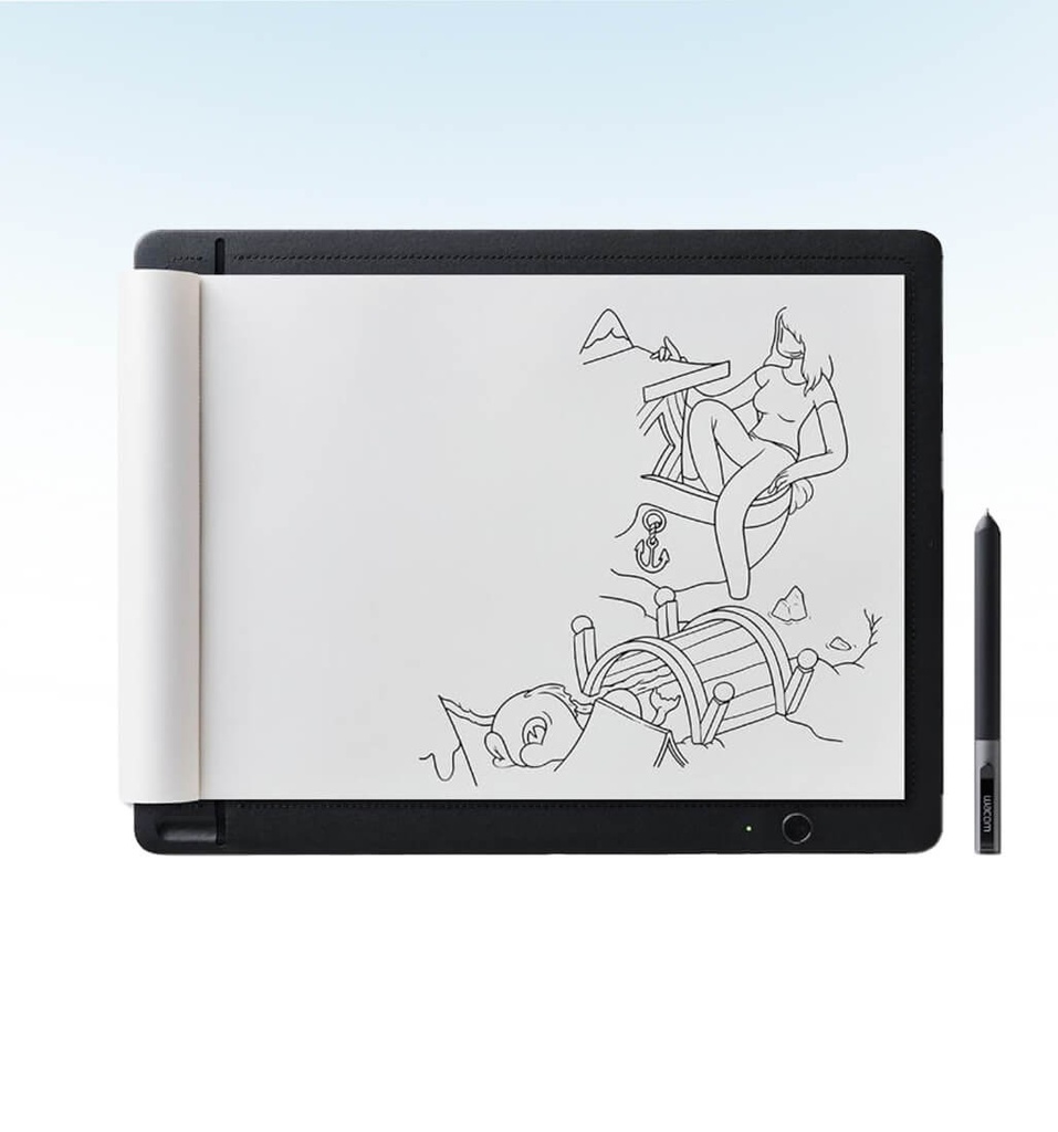 TABLETA WACOM SKETCHPAD PRO GRAPHIC PEN DRAWING COLOR NEGRO