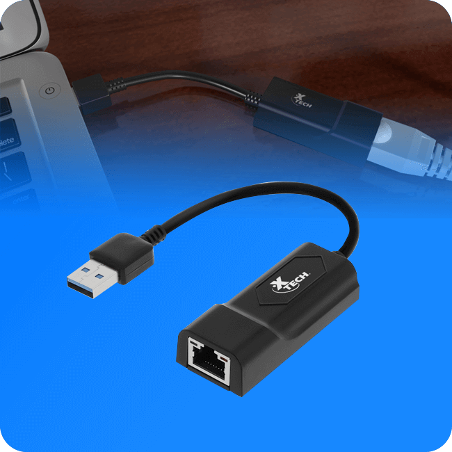 ADAPTADOR XTECH XTC-373 USB 3.0 A RJ45