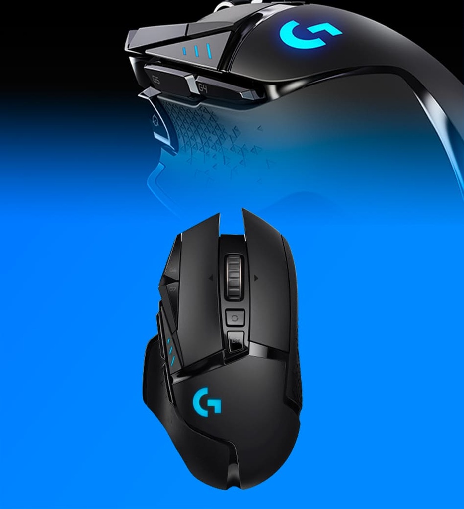 MOUSE GAMING LOGITECH G502 LIGHTSPEED INALAMBRICO 2.4GHZ 11 BOTONES