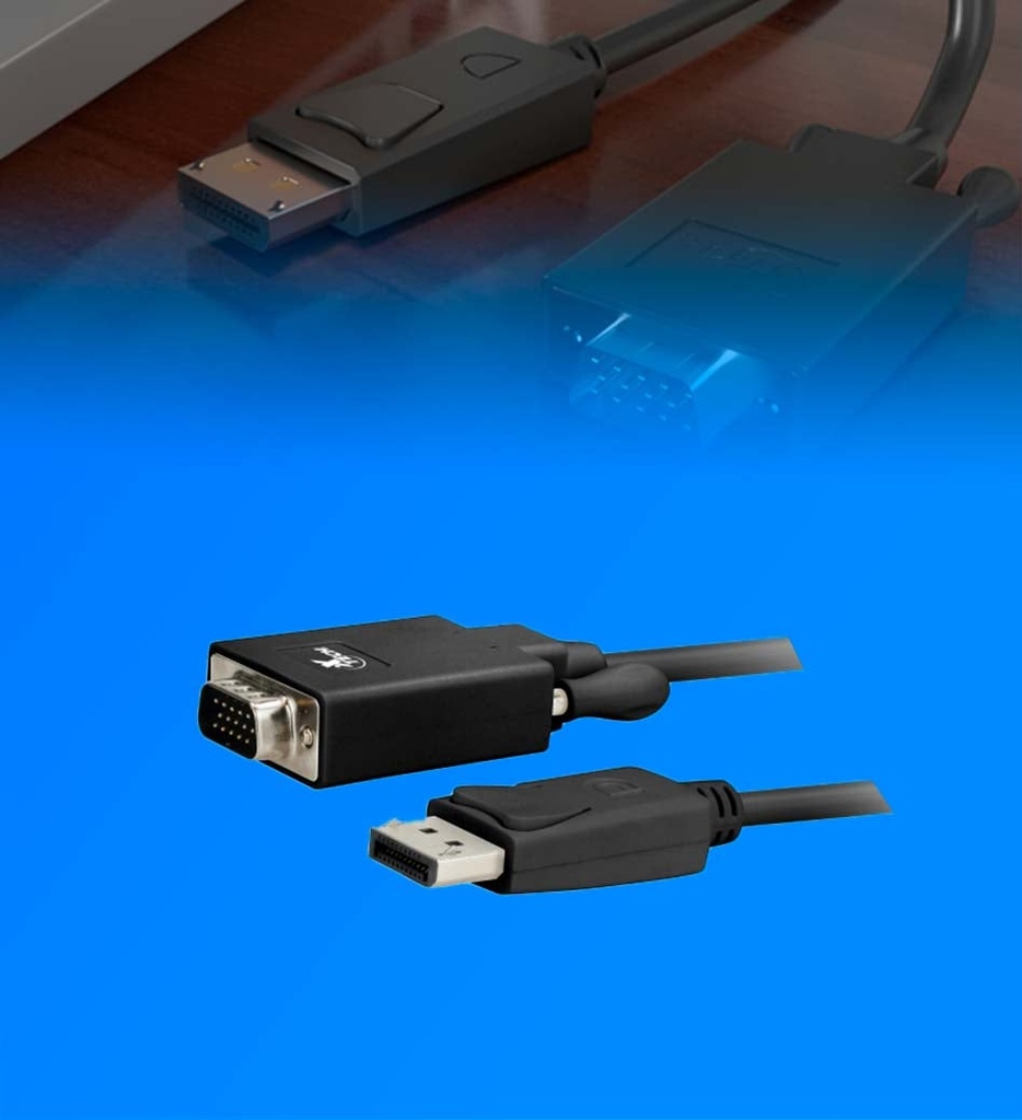 CABLE XTECH XTC-342 DISPLAYPORT A VGA 6 PIES