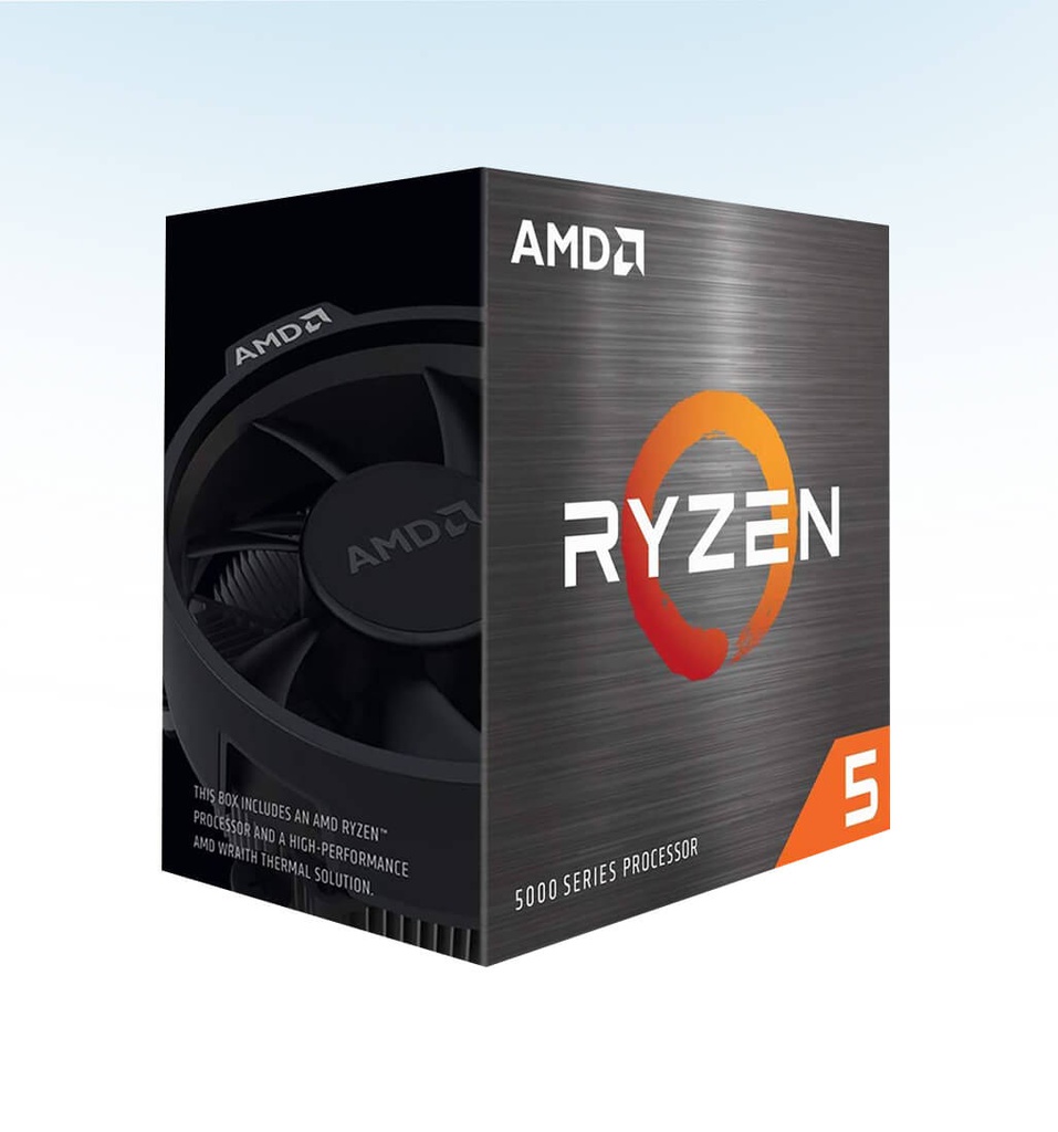 Procesador AMD Ryzen 5 5600X 6 Core PCle 4.0 4.6 GHz Max Boost 3.7 GHz Base con Disipador