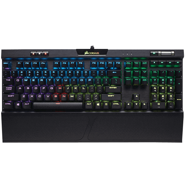 TECLADO GAMING CORSAIR K70 RGB MK MECANICO  CHERRY MX