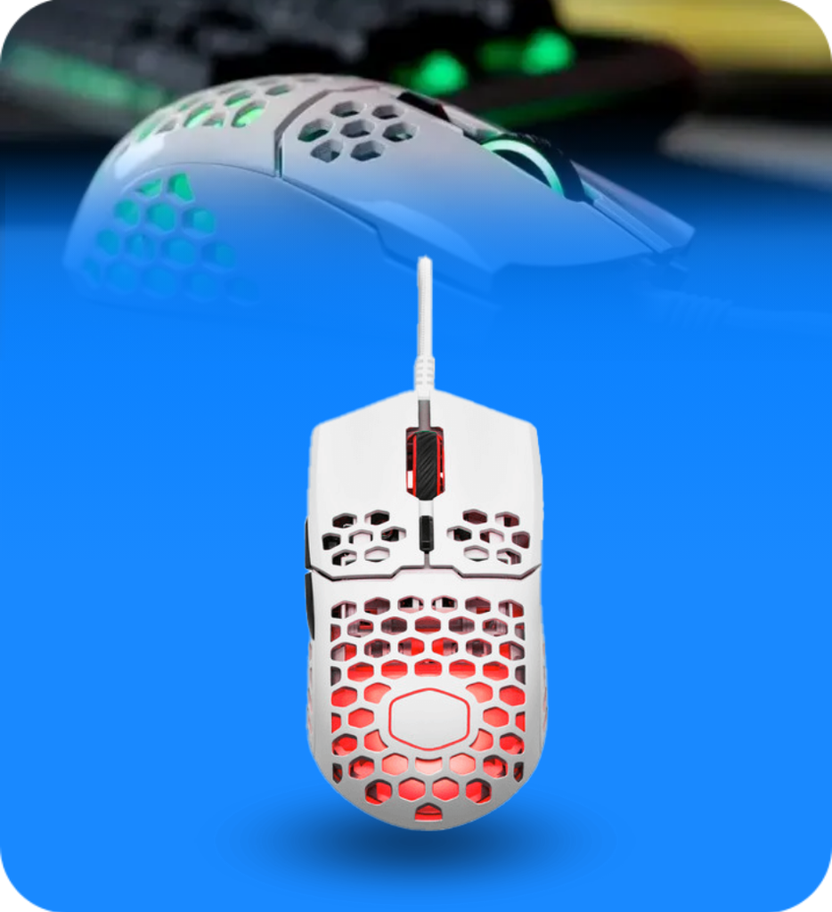 MOUSE GAMING COOLER MASTER MM711 COLOR BLANCO MATE