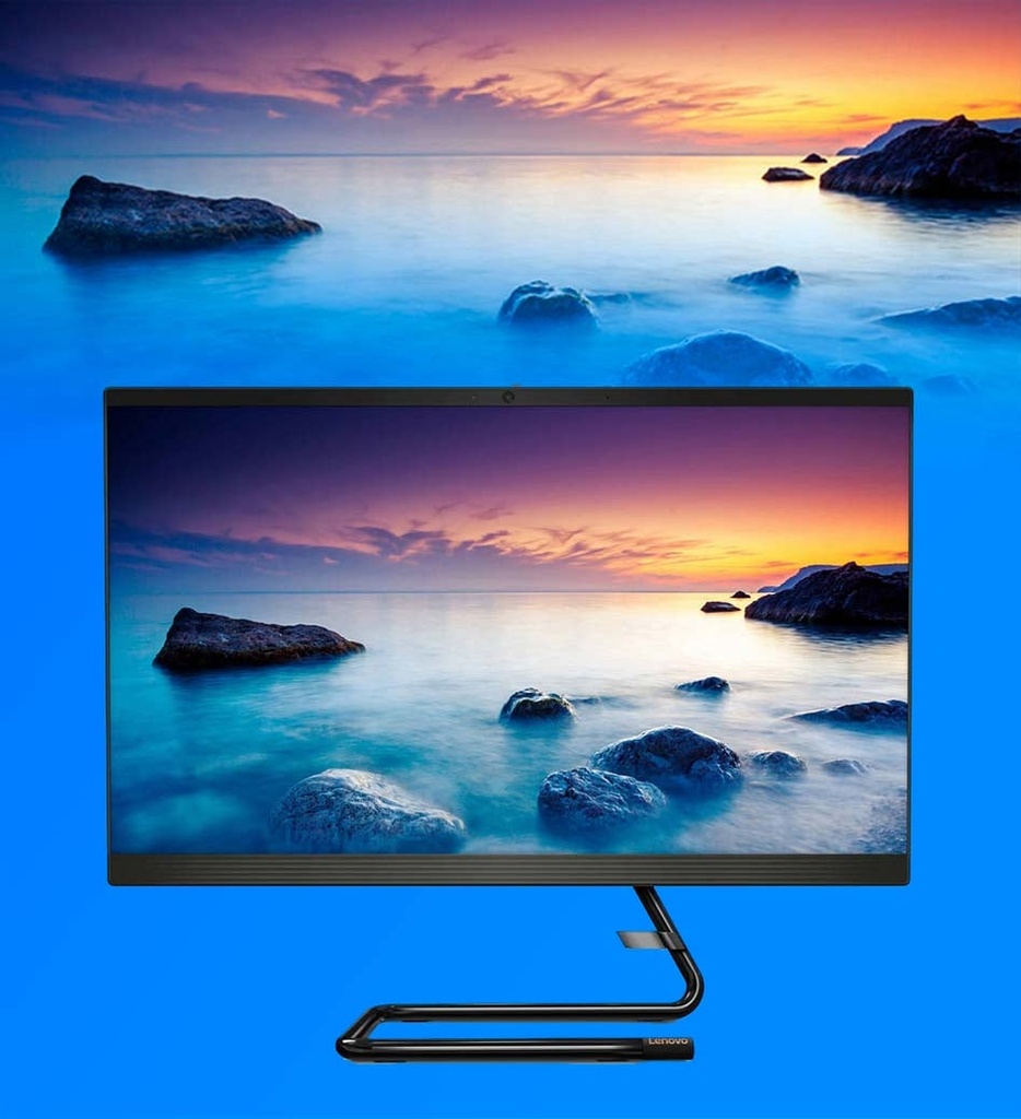COMPUTADORA TODO EN UNO LENOVO 3 24ARE05 AMD RYZEN 5 4500U 2.3GHZ 16GB RAM 512GB SSD 24" 1920X1080 W10 SEMINUEVO