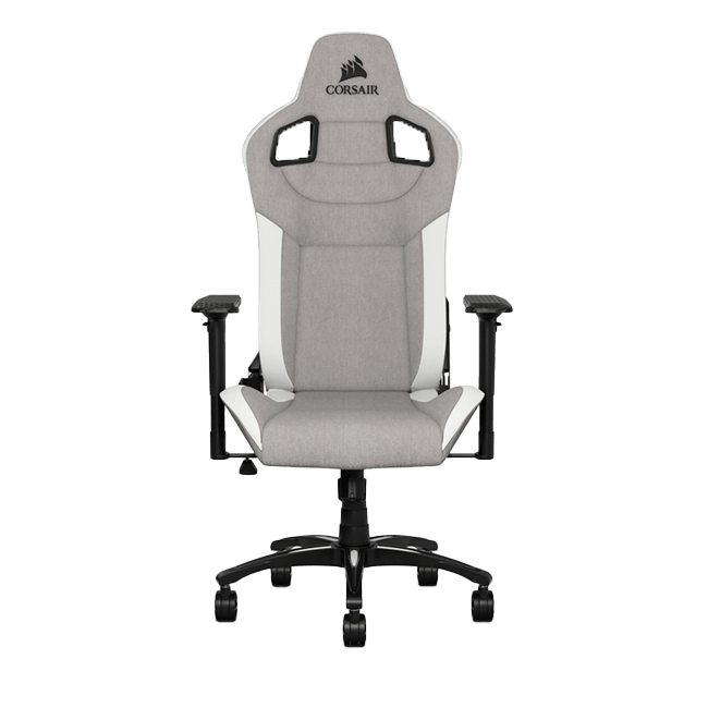 SILLA GAMING CORSAIR T3 RUSH COLOR GRIS CON BLANCO