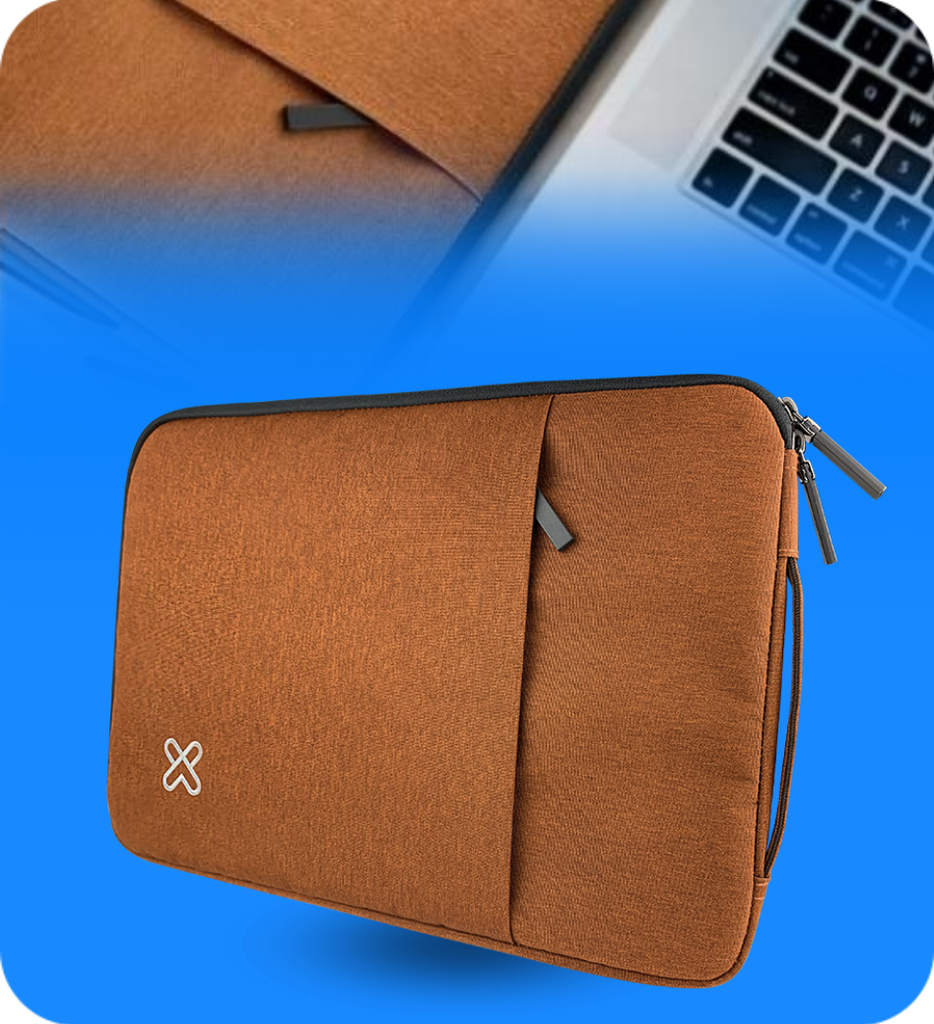 FUNDA PARA LAPTOP KLIP XTREME SQUAREPRO KNS-420BR 15.6" COLOR MARRON