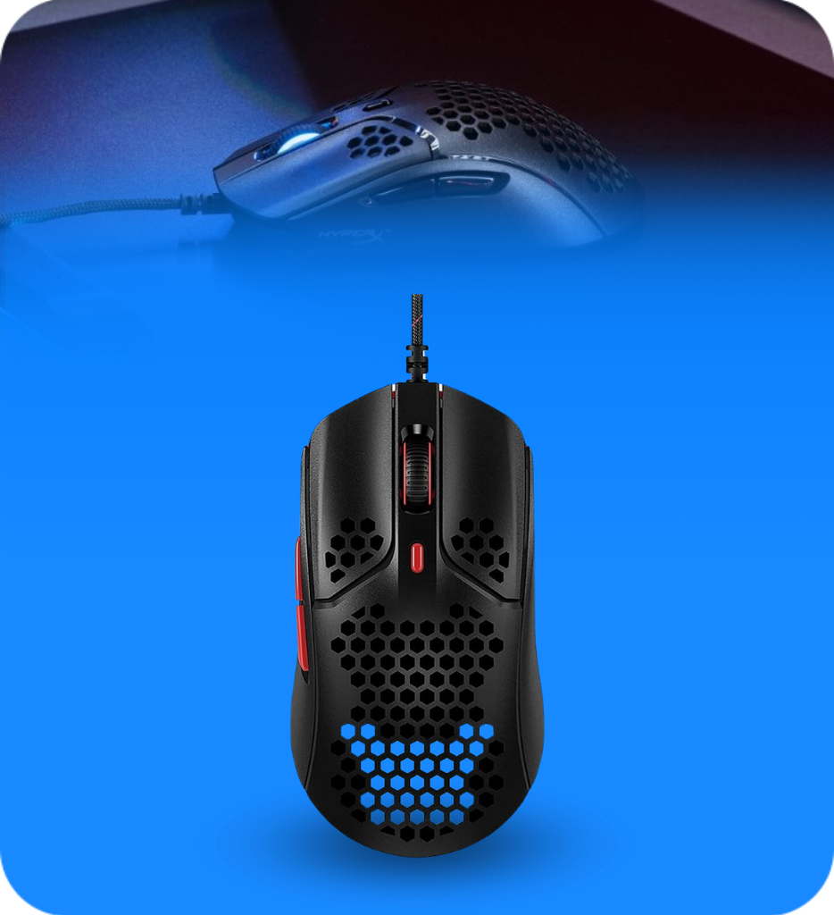 MOUSE GAMING HYPERX PULSEFIRE HASTE GLOBAL GAMING 6 BOTONES 16000PPP