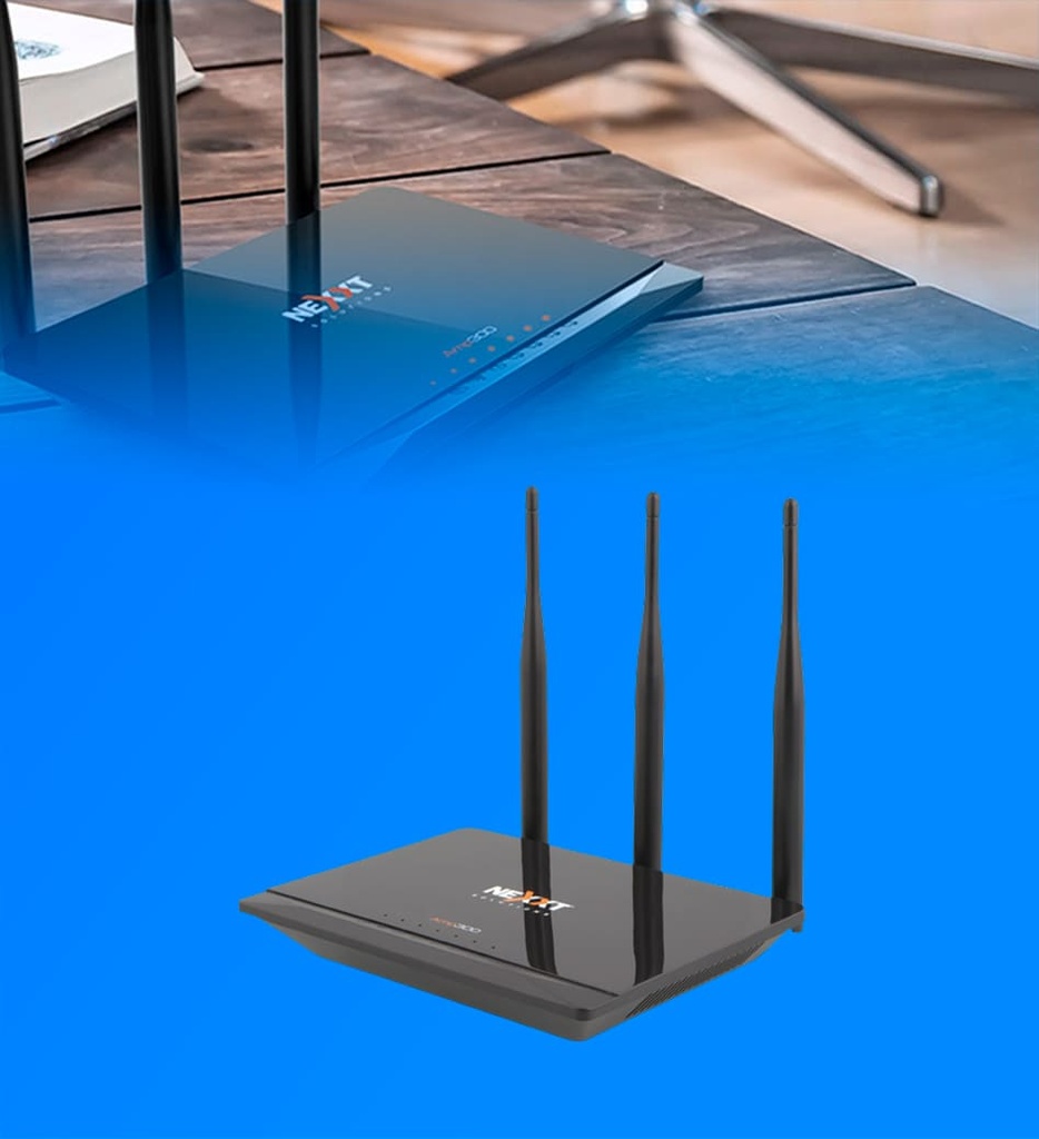 ROUTER NEXXT AMP 300 N 300 MBPS 4P 10/100 ARN02304U8