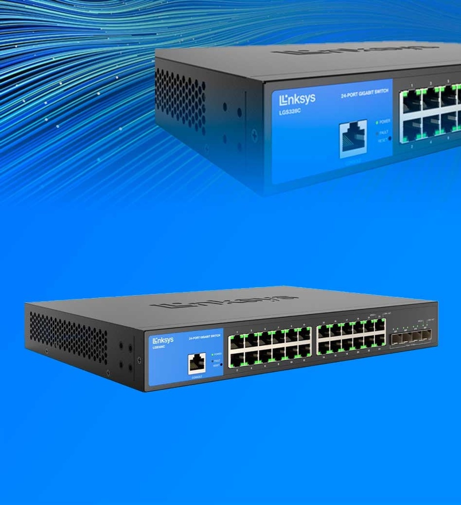 SWITCH LINKSYS LGS328C 24 PUERTOS