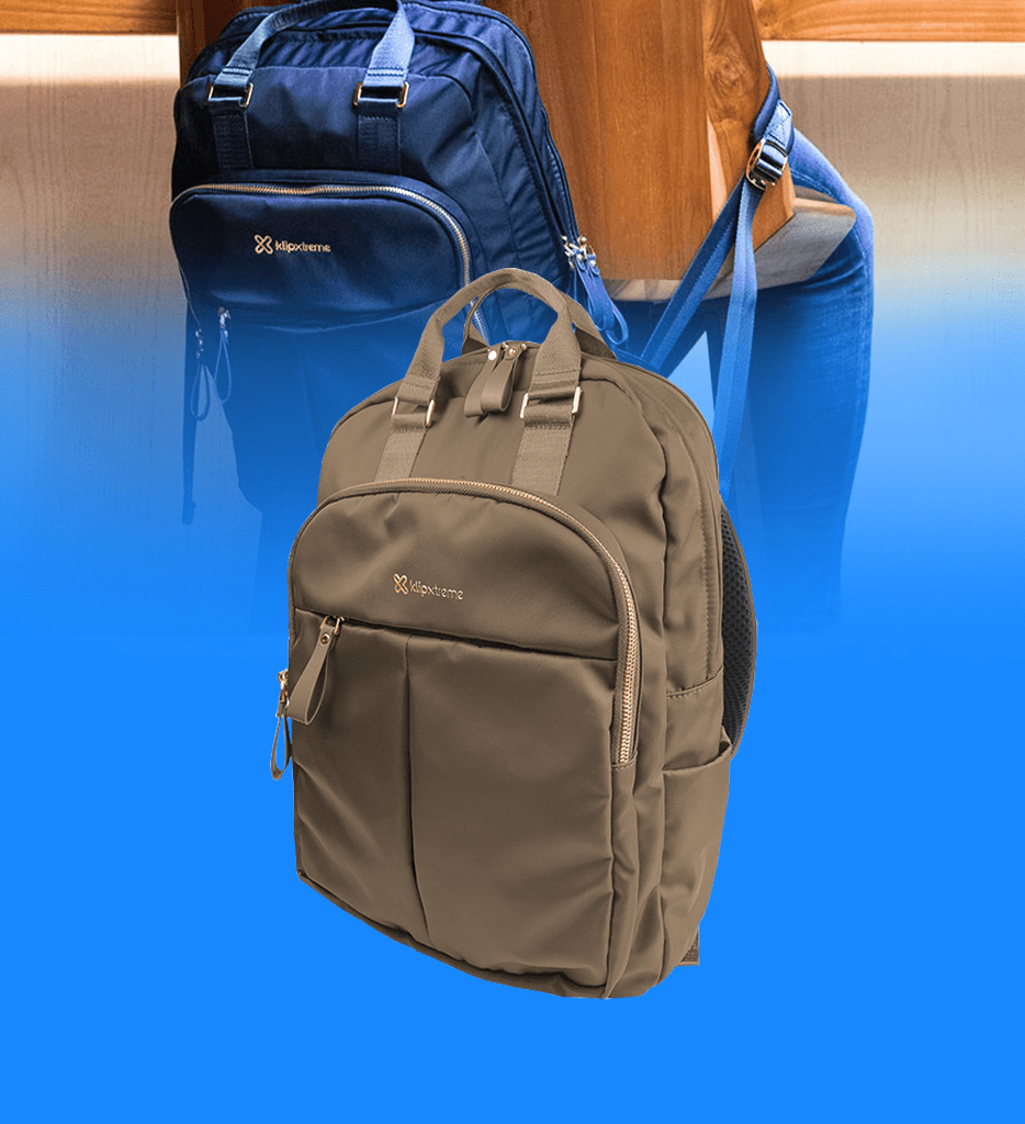 MOCHILA KLIP XTREME KNB-468BR 15.6" COLOR CAFE