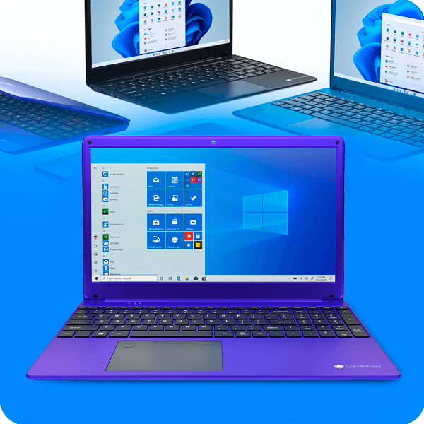 Laptop Gateway GWTN156 AMD Ryzen 5 3450U 256GB SSD 8GB RAM 15.6" 1920x1080 WIN10 Color Morado