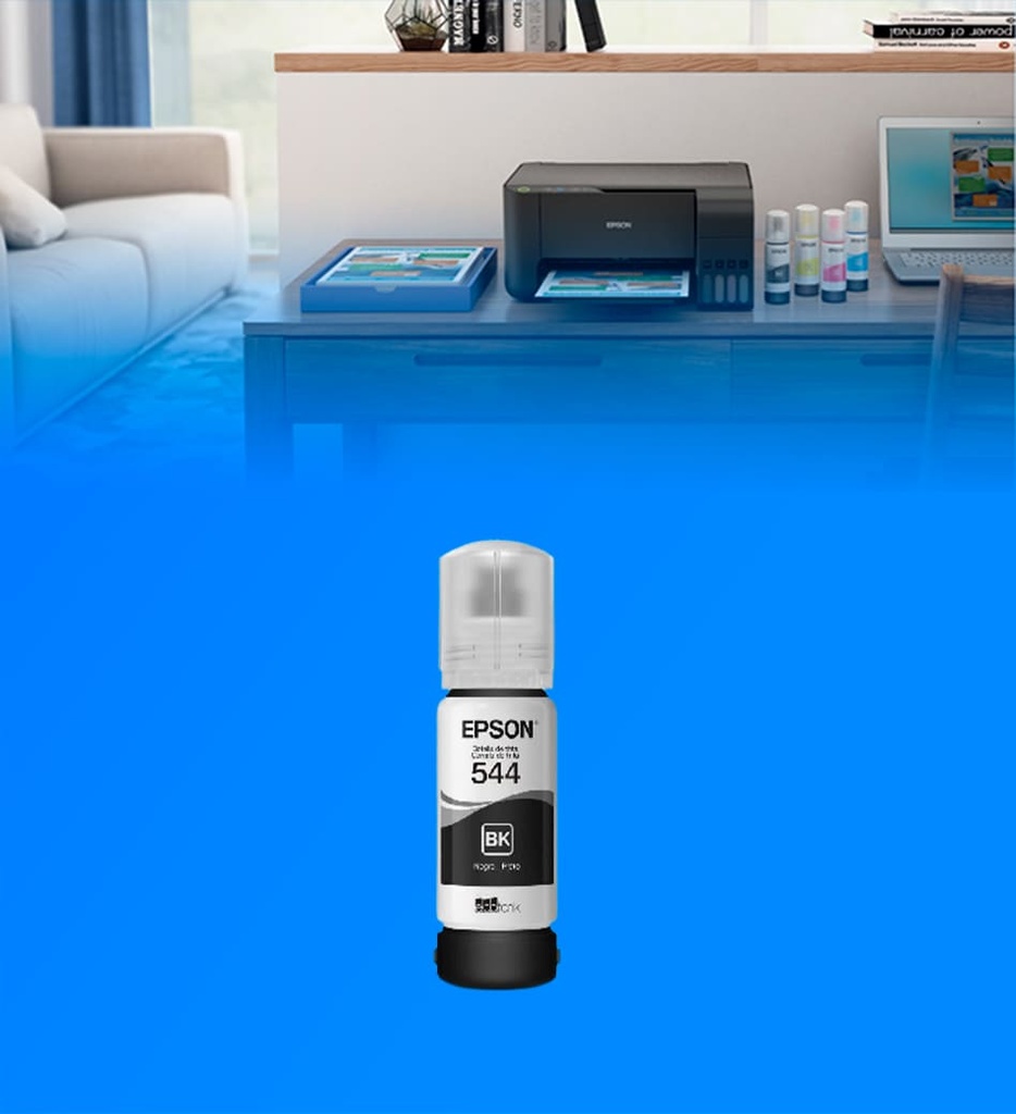 Tinta para Impresora Epson T544120-AL Color Negro