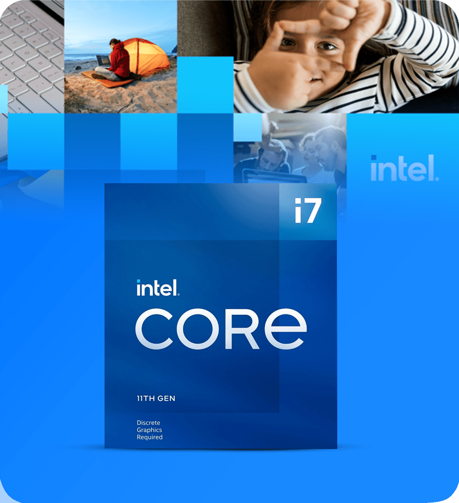 Procesador Intel Core i7-11700F Generacion 11 2.5 GHz 8 nucleos 16 hilos 16 MB cache LGA1200 Socket
