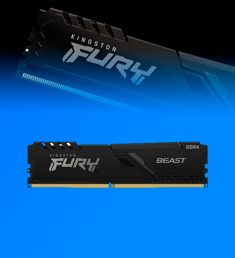 Memoria RAM Kingston Fury KF432C16BB/16 16GB 3200MHz DDR4 CL16 DIMM Beast