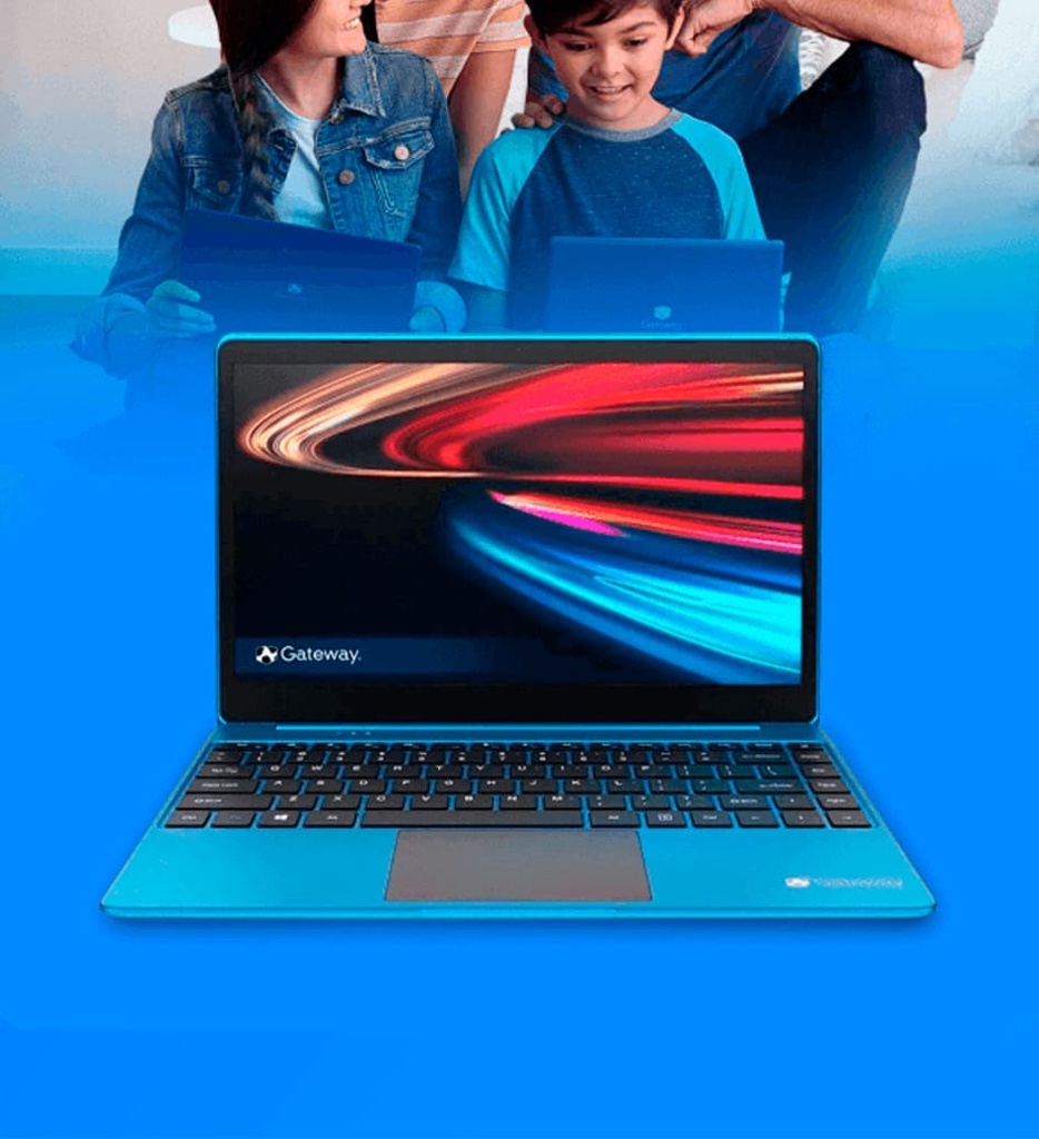 Laptop Gateway GWTN141 Core i3-1005G1 128GB SSD 4GB RAM 14.1" 1920x1080 WIN10 Color Azul Seminueva